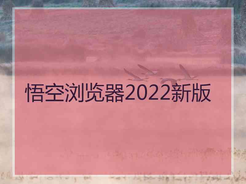 悟空浏览器2022新版