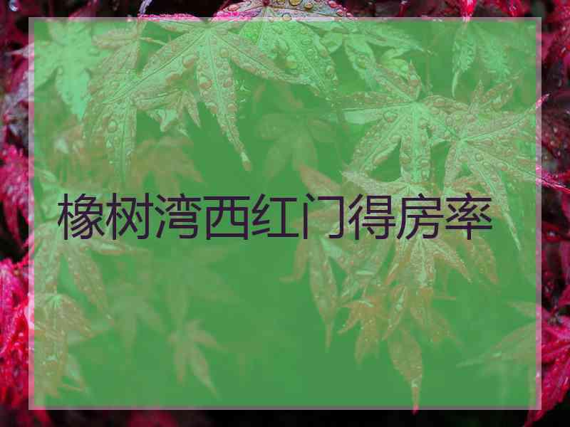 橡树湾西红门得房率