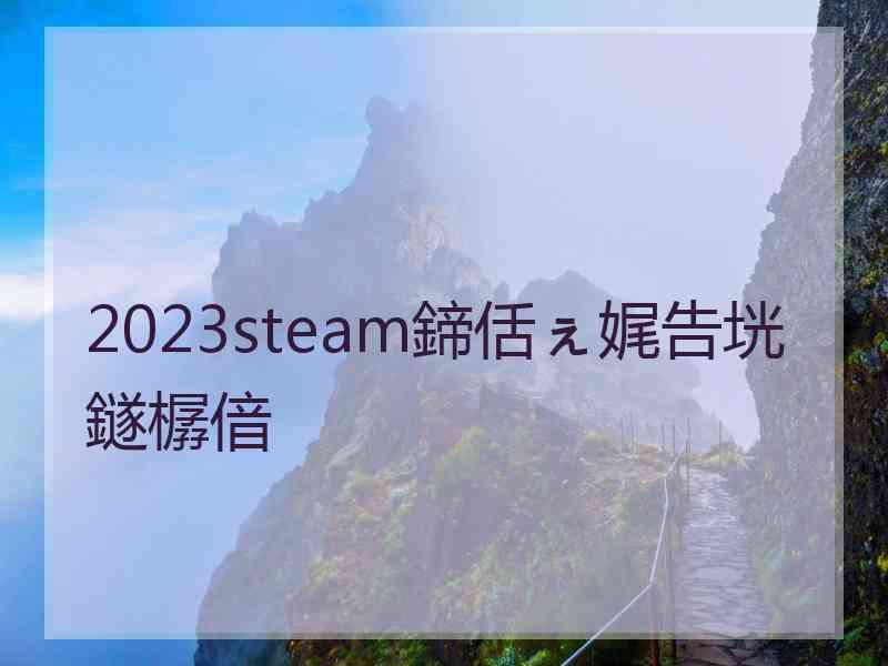 2023steam鍗佸ぇ娓告垙鐩樼偣