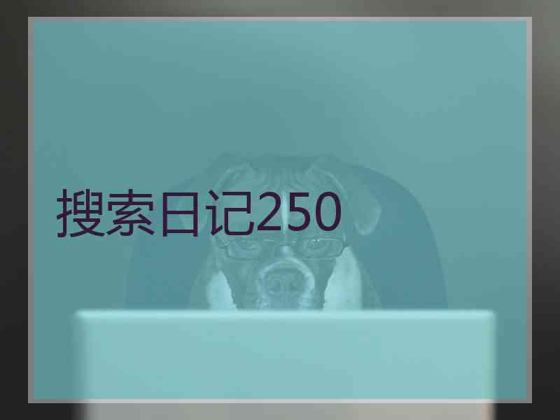 搜索日记250